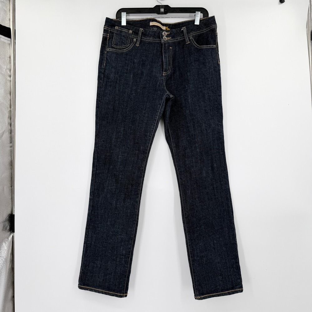 Vintage Boom Boom Dark Wash Straight Leg Denim Jeans Y2K Womens Size 15